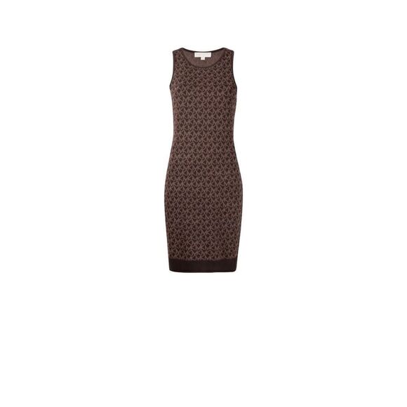 MICHAEL KORS Logo Jacquard Tank Dress - Picture 2 of 7